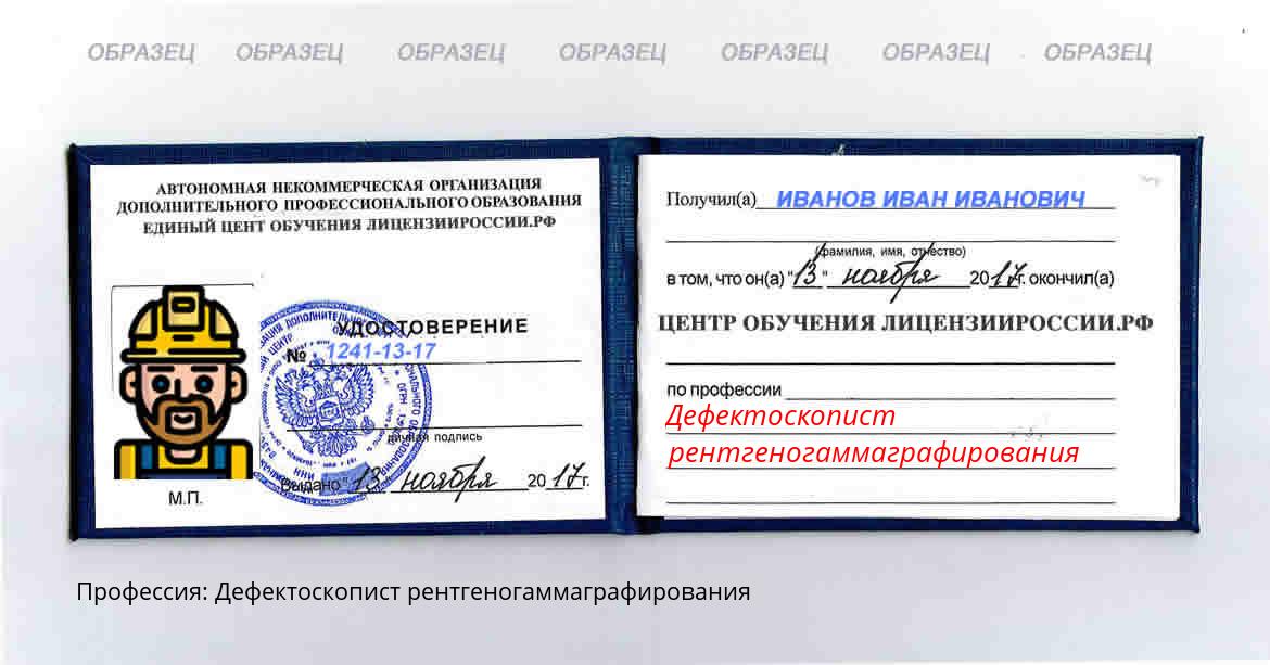 Дефектоскопист рентгеногаммаграфирования Николаевск-на-Амуре
